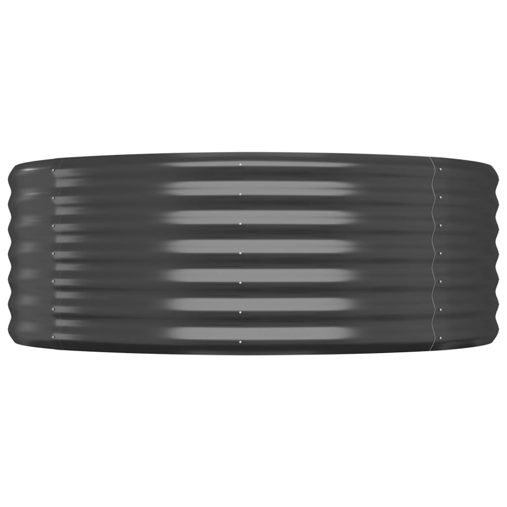 vidaXL Strat înălțat grădină 175x100x36 cm oțel galvanizat vidaXL Strat înălțat grădină 175x100x36 cm oțel galvanizat