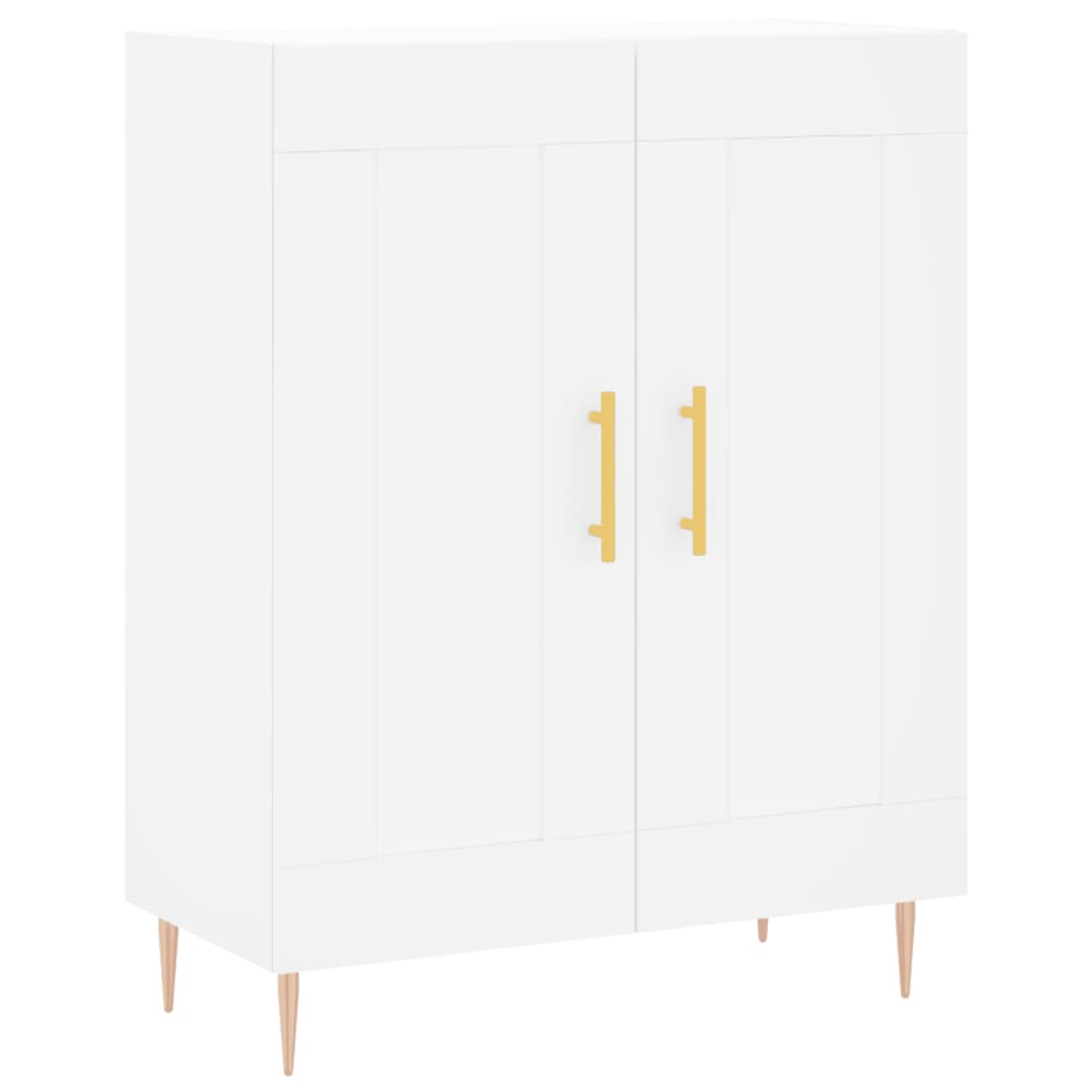 vidaXL Dulap înalt, alb, 69,5x34x180 cm, lemn compozit