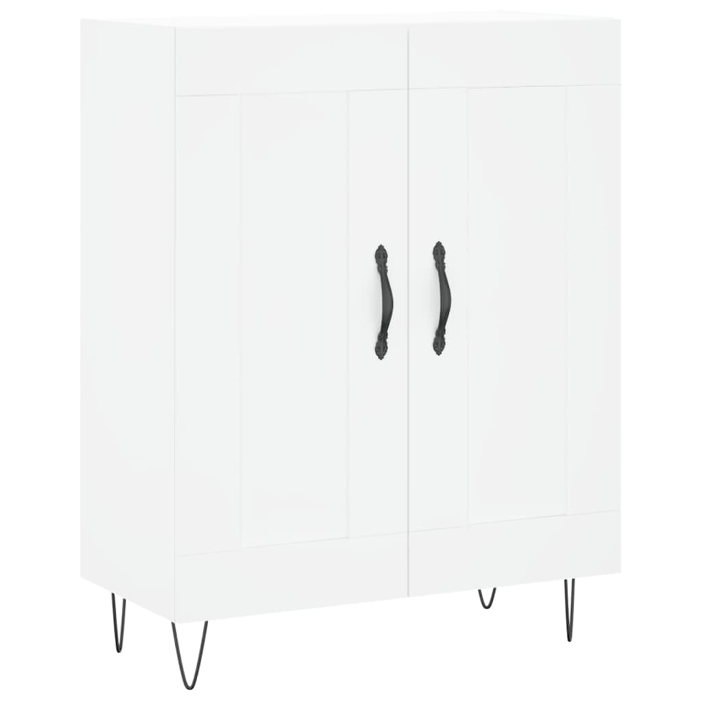 vidaXL Dulap înalt, alb, 69,5x34x180 cm, lemn compozit