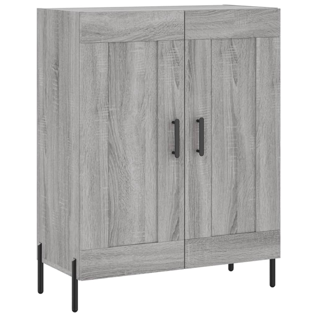vidaXL Dulap înalt, gri sonoma, 69,5x34x180 cm, lemn compozit