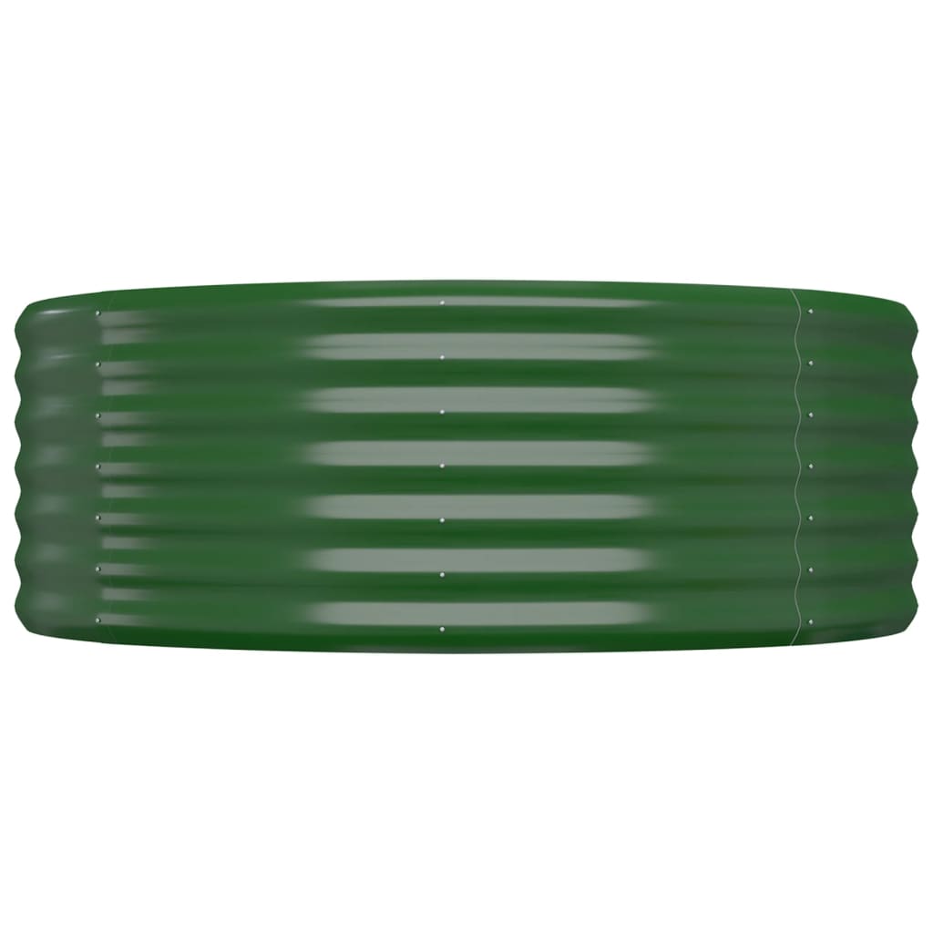 vidaXL Strat înălțat grădină 322x100x36 cm oțel vopsit electrostatic