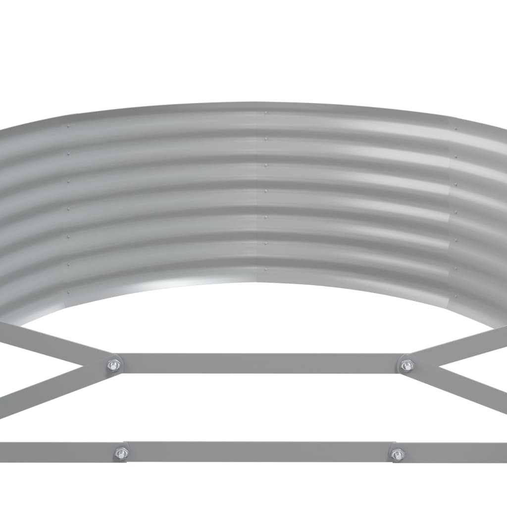 vidaXL Strat înălțat grădină 396x100x36 cm oțel vopsit electrostatic