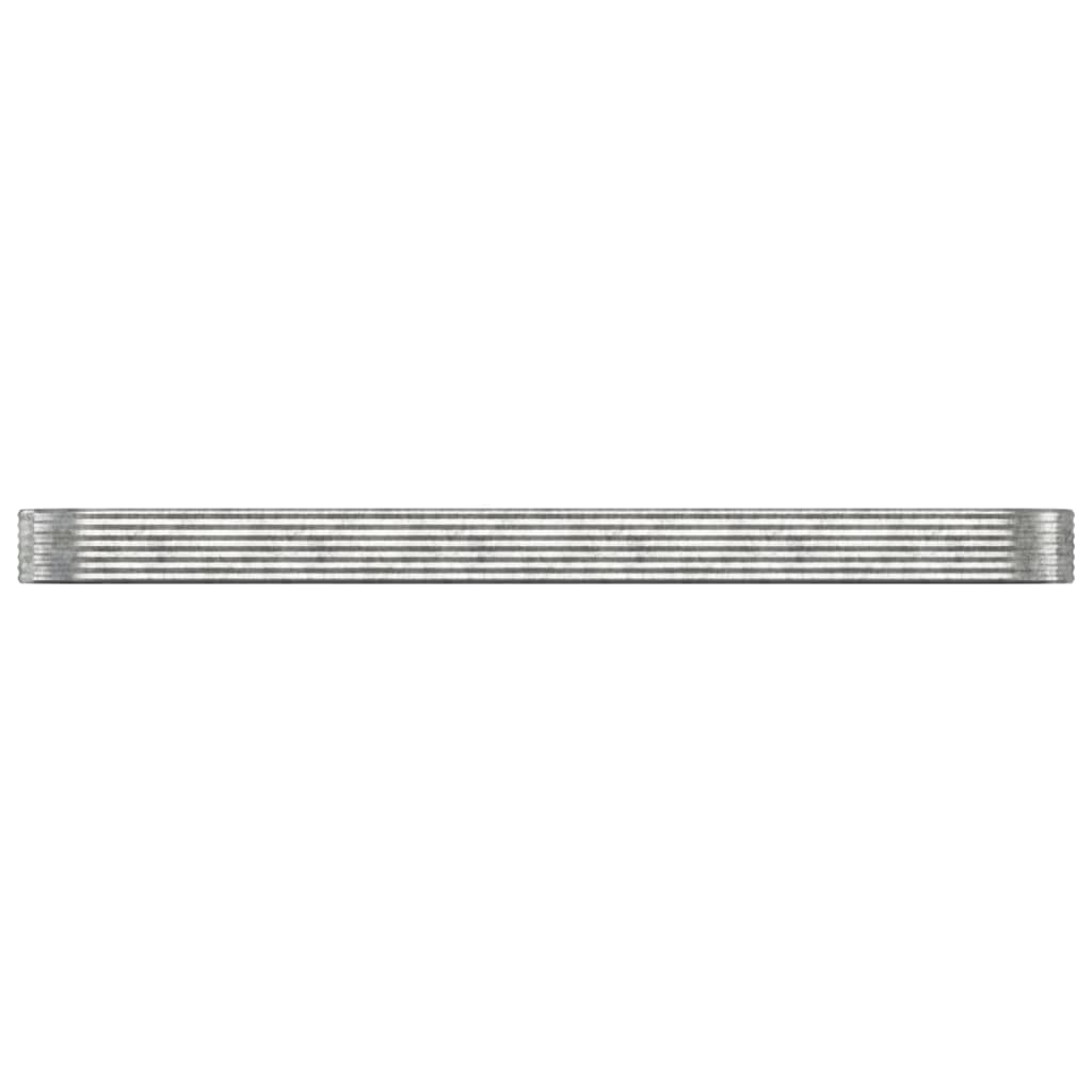 vidaXL Strat înălțat grădină 507x100x36 cm oțel galvanizat
