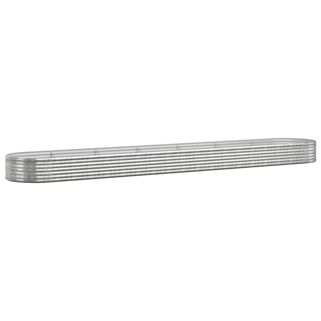 vidaXL Strat înălțat grădină 544x100x36 cm oțel vopsit electrostatic