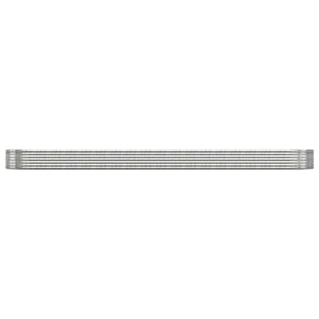 vidaXL Strat înălțat grădină 544x100x36 cm oțel vopsit electrostatic