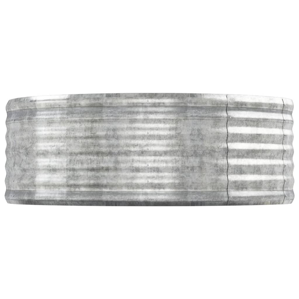 vidaXL Strat înălțat grădină 544x100x36 cm oțel vopsit electrostatic