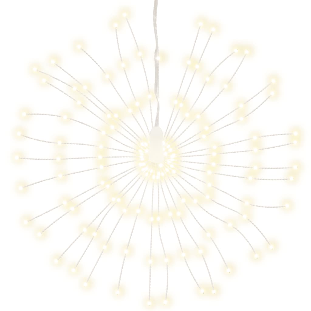 vidaXL Lumini stelare de Crăciun 140 LED-uri, 2 buc., alb cald, 17 cm vidaXL Lumini stelare de Crăciun 140 LED-uri, 2 buc., alb cald, 17 cm