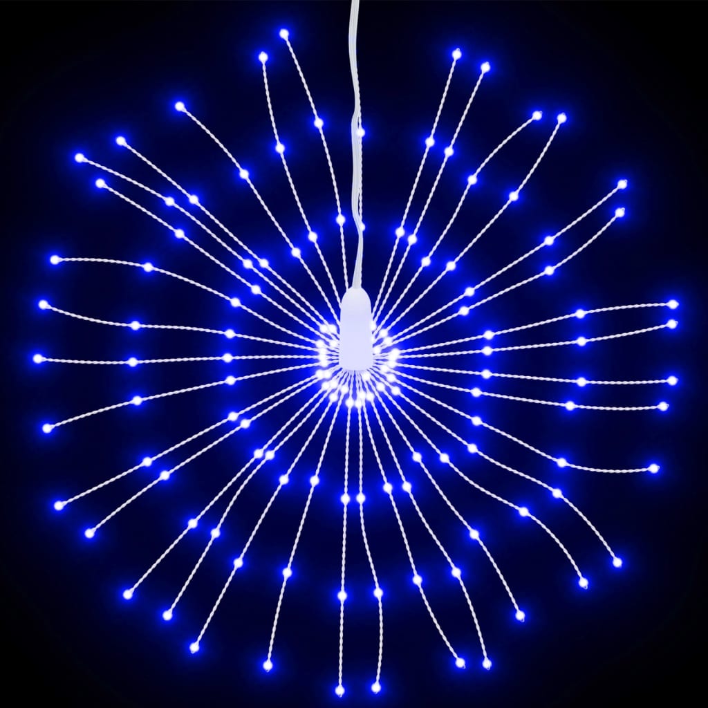 vidaXL Lumină stelară de Crăciun 140 LED-uri, 8 buc., albastru, 17 cm vidaXL Lumină stelară de Crăciun 140 LED-uri, 8 buc., albastru, 17 cm