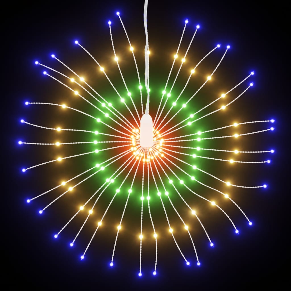 vidaXL Lumină stelară de Crăciun 140 LED-uri 8 buc., multicolor, 17 cm vidaXL Lumină stelară de Crăciun 140 LED-uri 8 buc., multicolor, 17 cm