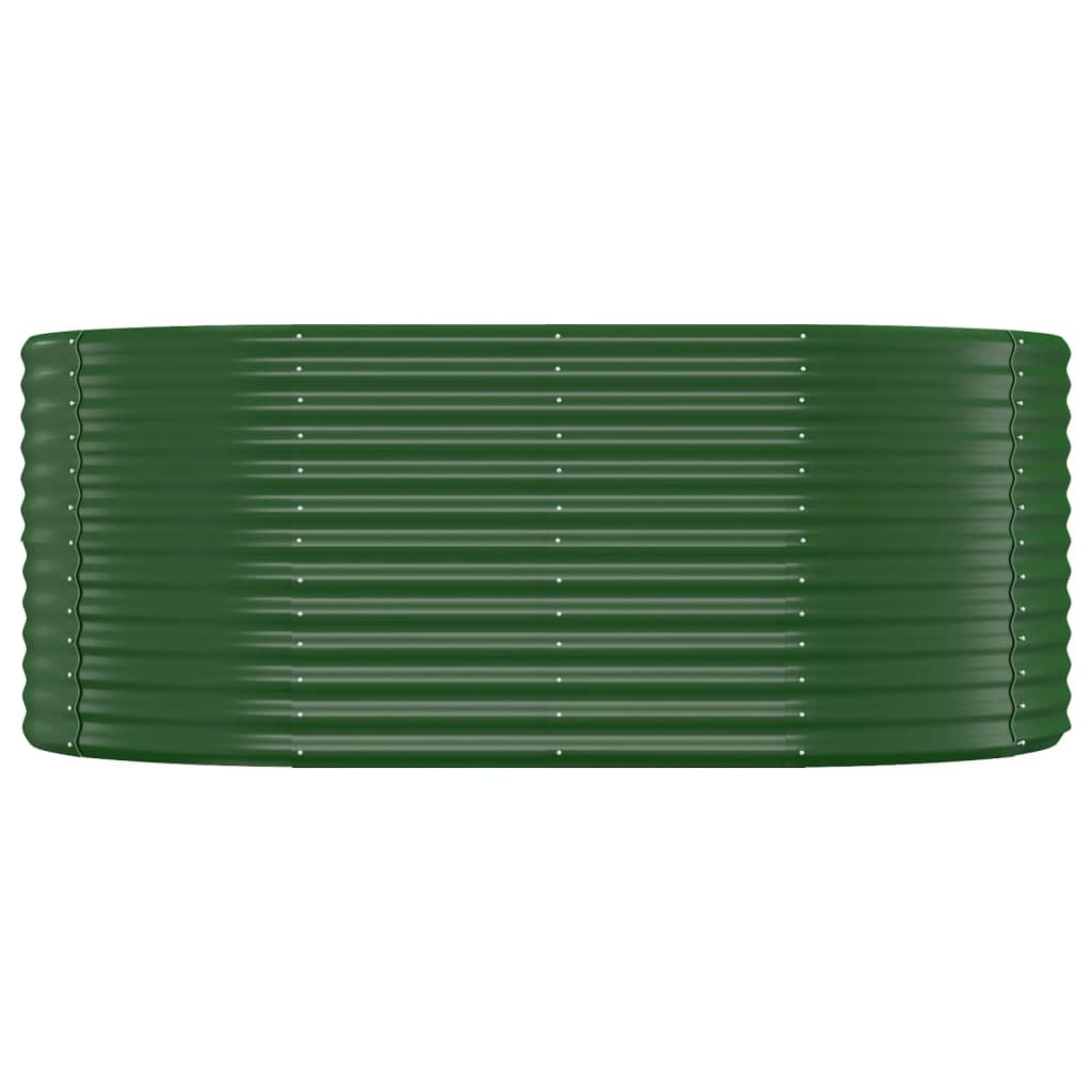 vidaXL Strat înălțat grădină 175x100x68 cm oțel galvanizat