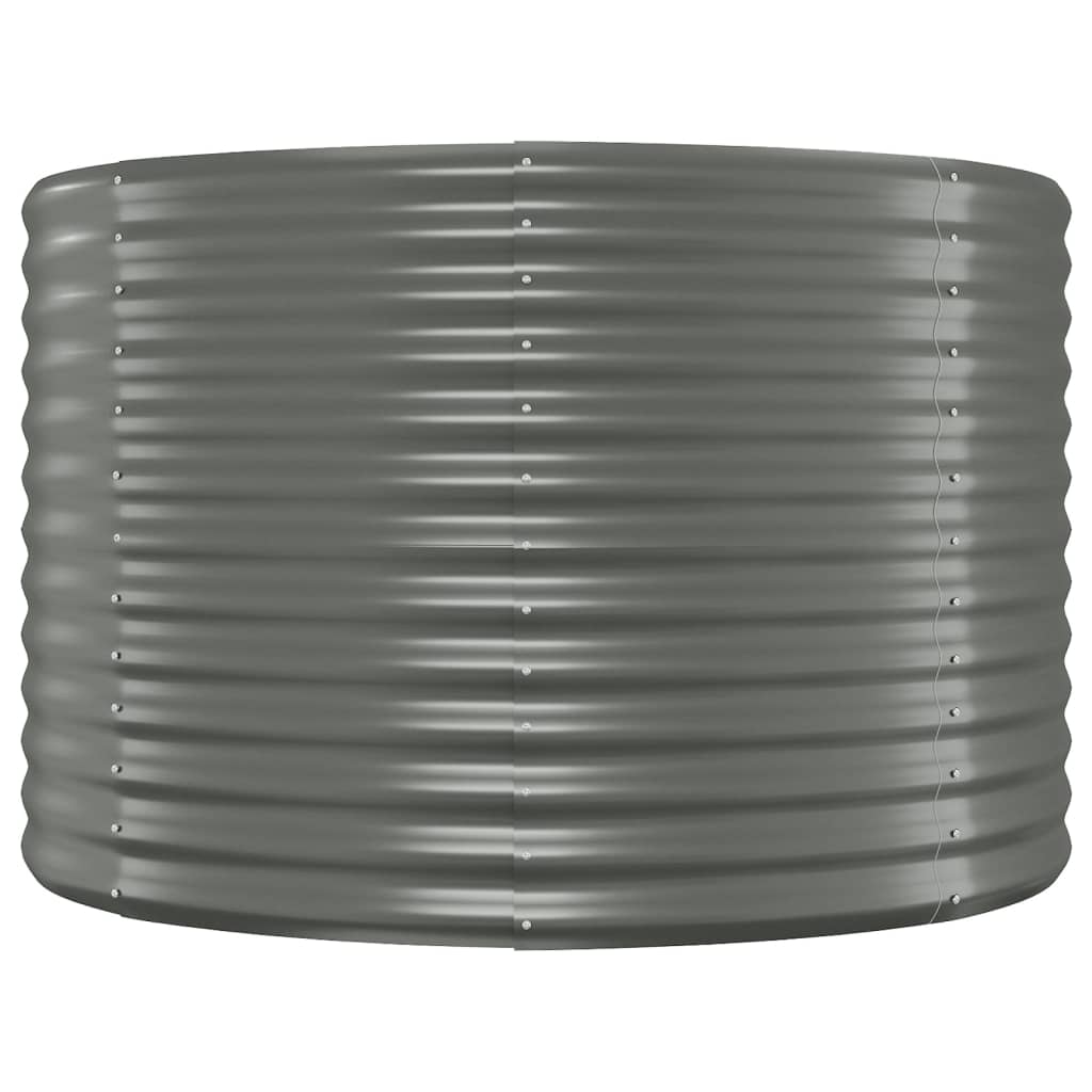 vidaXL Strat înălțat grădină 175x100x68 cm oțel galvanizat