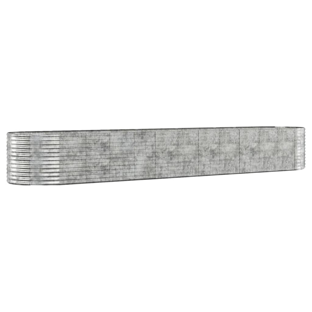 vidaXL Strat înălțat grădină 507x100x68 cm oțel vopsit electrostatic