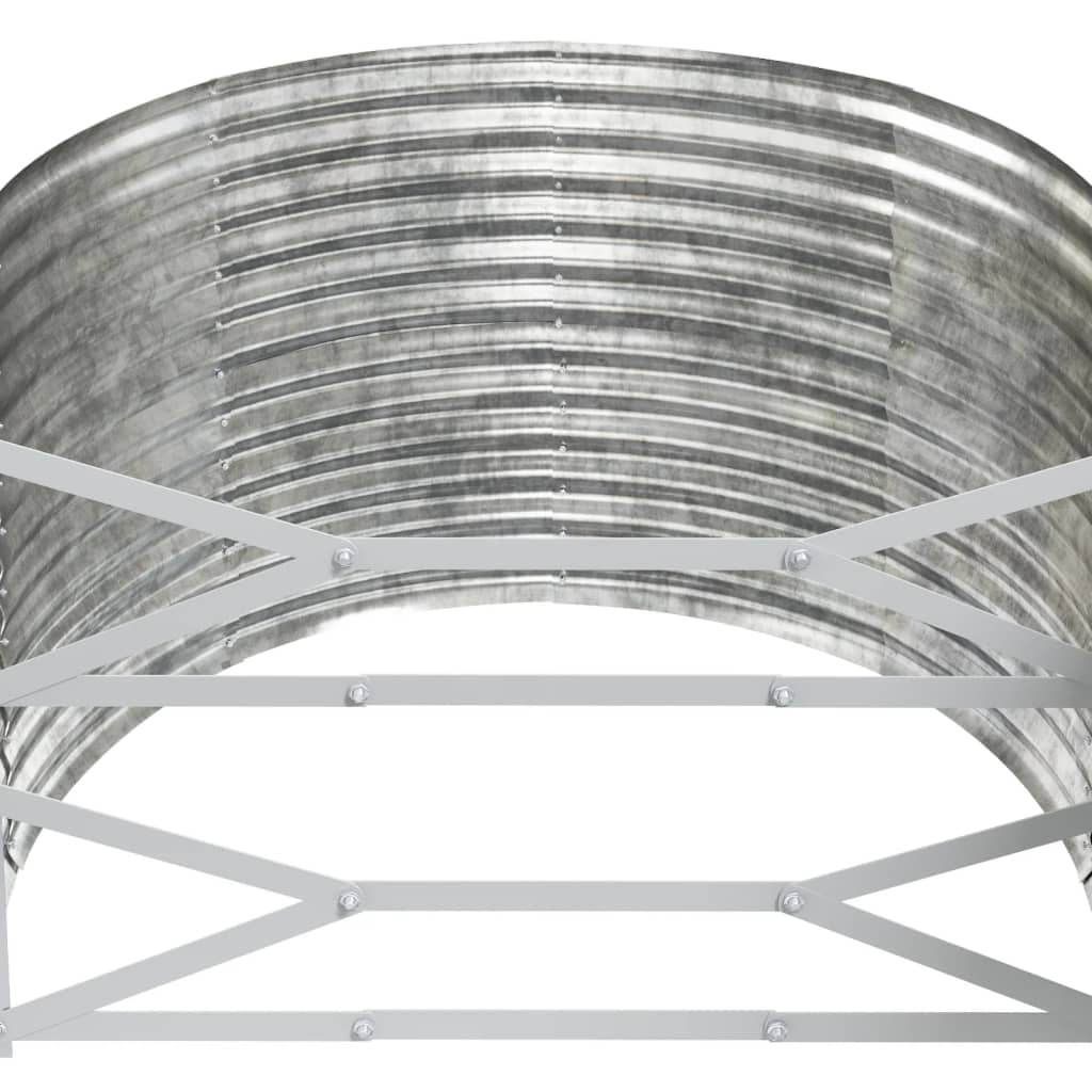 vidaXL Strat înălțat grădină 507x100x68 cm oțel vopsit electrostatic