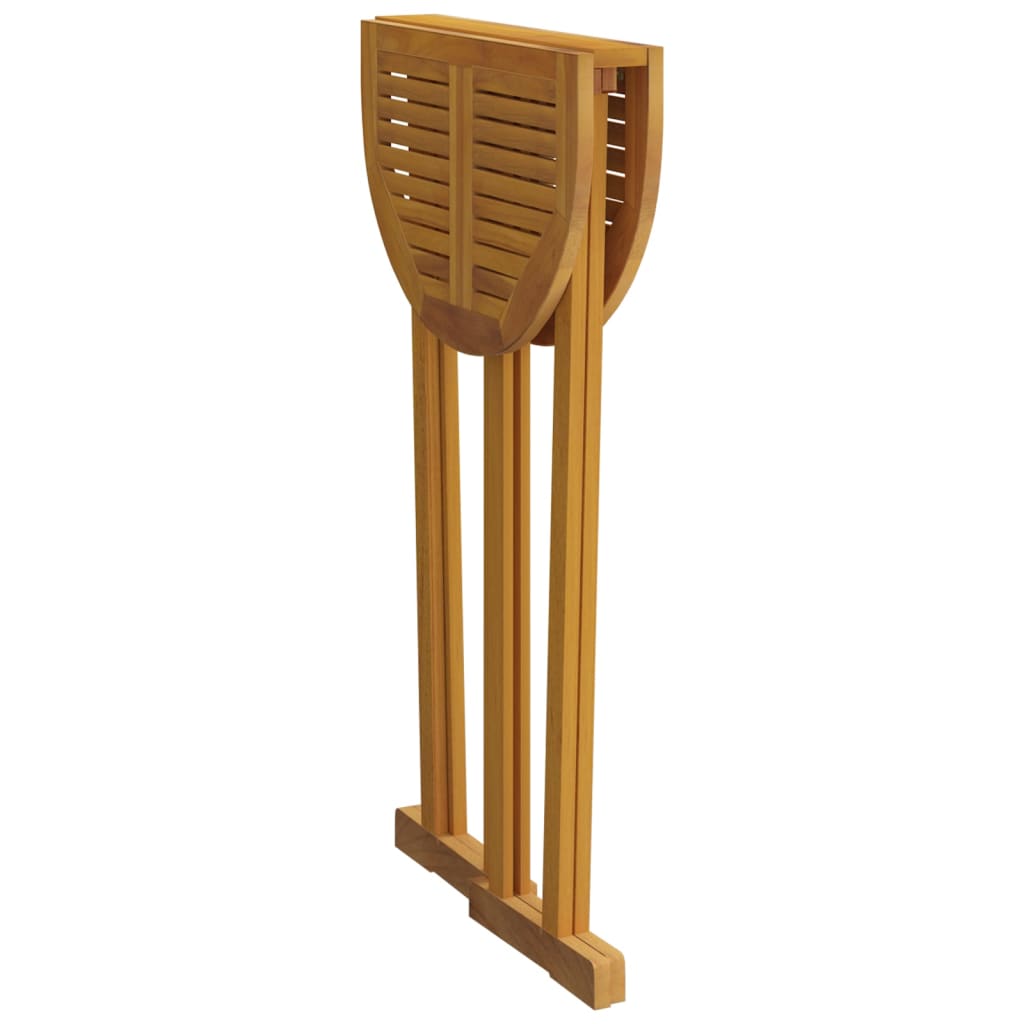 vidaXL Masă de bar pliabilă, 90x65x105 cm, lemn masiv de tec