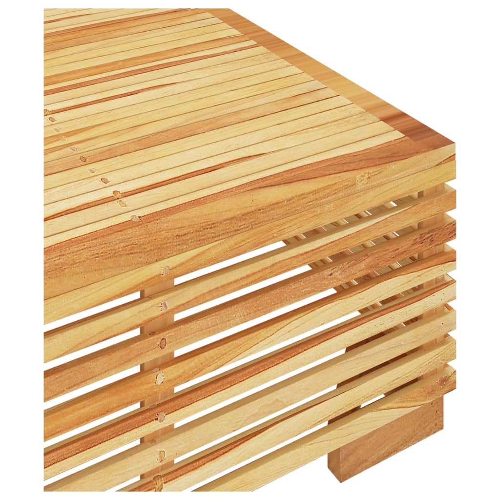 vidaXL Măsuță de cafea de grădină, 69,5x69,5x31 cm, lemn masiv de tec vidaXL Măsuță de cafea de grădină, 69,5x69,5x31 cm, lemn masiv de tec