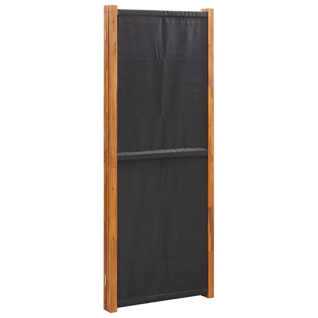 vidaXL Paravan de cameră cu 3 panouri, negru, 210x180 cm vidaXL Paravan de cameră cu 3 panouri, negru, 210x180 cm
