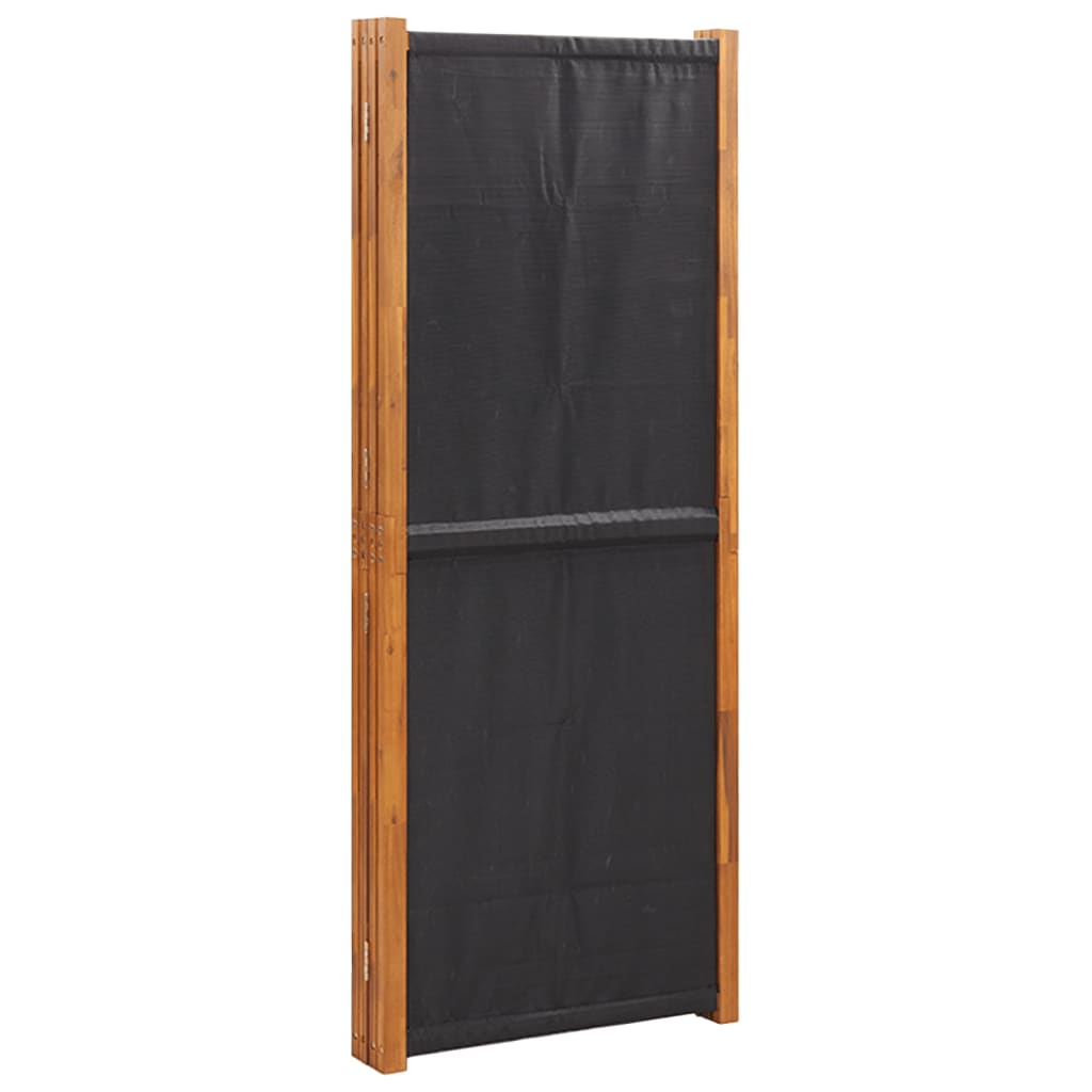 vidaXL Paravan de cameră cu 4 panouri, negru, 280x180 cm vidaXL Paravan de cameră cu 4 panouri, negru, 280x180 cm