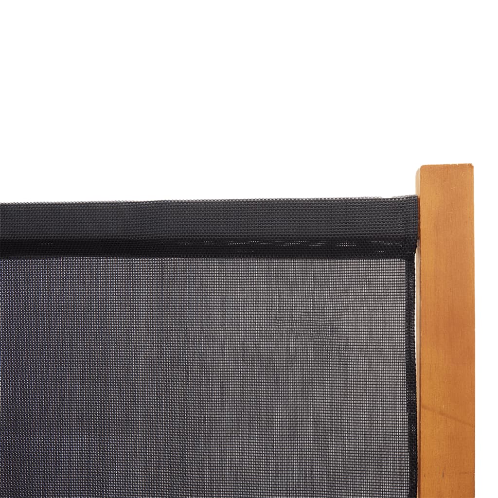 vidaXL Paravan de cameră cu 4 panouri, negru, 280x180 cm vidaXL Paravan de cameră cu 4 panouri, negru, 280x180 cm