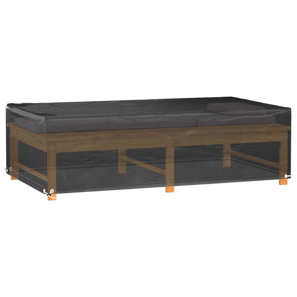vidaXL Husă mobilier de grădină, 8 ocheți 125x70x35 cm dreptunghiulară vidaXL Husă mobilier de grădină, 8 ocheți 125x70x35 cm dreptunghiulară