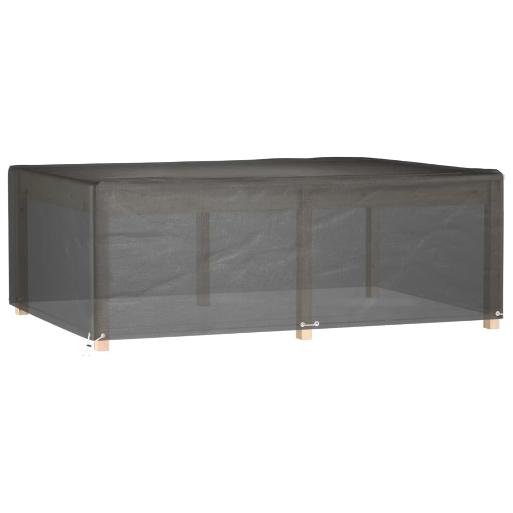vidaXL Husă pentru mobilier grădină, 12 ocheți, 230x165x80 cm pătrat vidaXL Husă pentru mobilier grădină, 12 ocheți, 230x165x80 cm pătrat