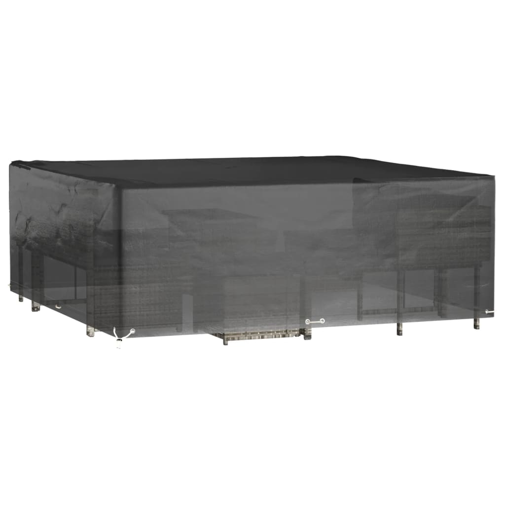 vidaXL Husă pentru mobilier grădină, 16 ocheți, 300x300x75 cm, pătrat vidaXL Husă pentru mobilier grădină, 16 ocheți, 300x300x75 cm, pătrat