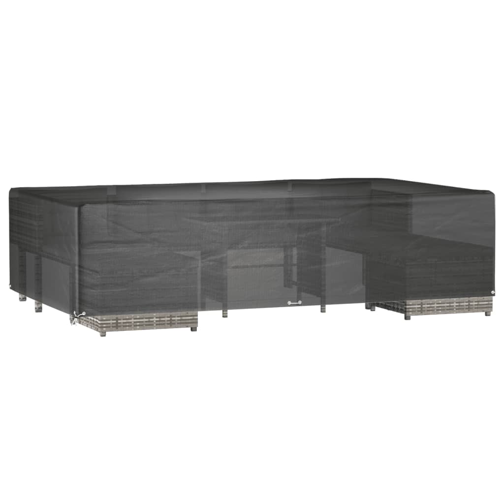 vidaXL Husă pentru mobilier grădină, 12 ocheți, 315x180x75 cm, pătrat vidaXL Husă pentru mobilier grădină, 12 ocheți, 315x180x75 cm, pătrat