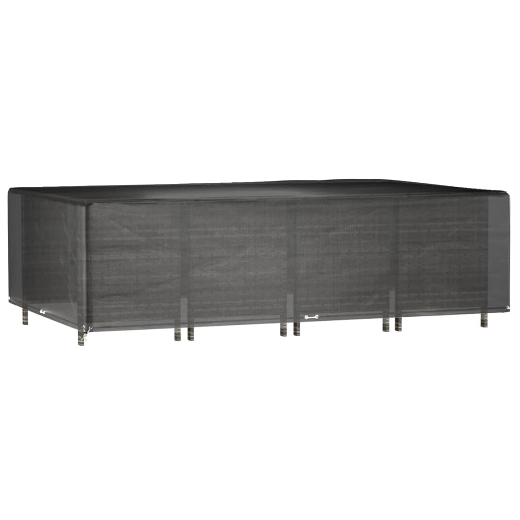 vidaXL Husă pentru mobilier grădină, 16 ocheți, 325x205x90 cm, pătrat vidaXL Husă pentru mobilier grădină, 16 ocheți, 325x205x90 cm, pătrat