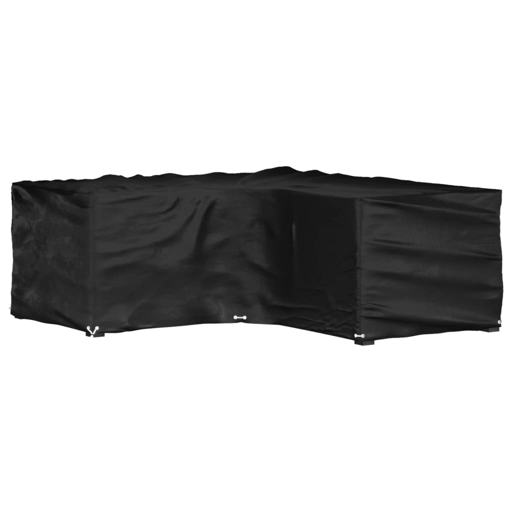 vidaXL Husă mobilier de grădină în formă de L 12 ocheți, 185x185x70 cm vidaXL Husă mobilier de grădină în formă de L 12 ocheți, 185x185x70 cm