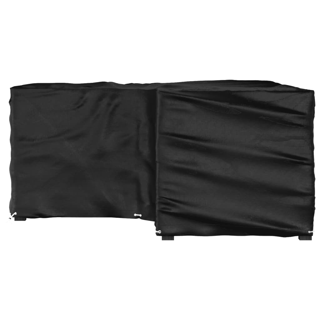 vidaXL Husă mobilier de grădină în formă de L 12 ocheți, 185x185x90 cm vidaXL Husă mobilier de grădină în formă de L 12 ocheți, 185x185x90 cm