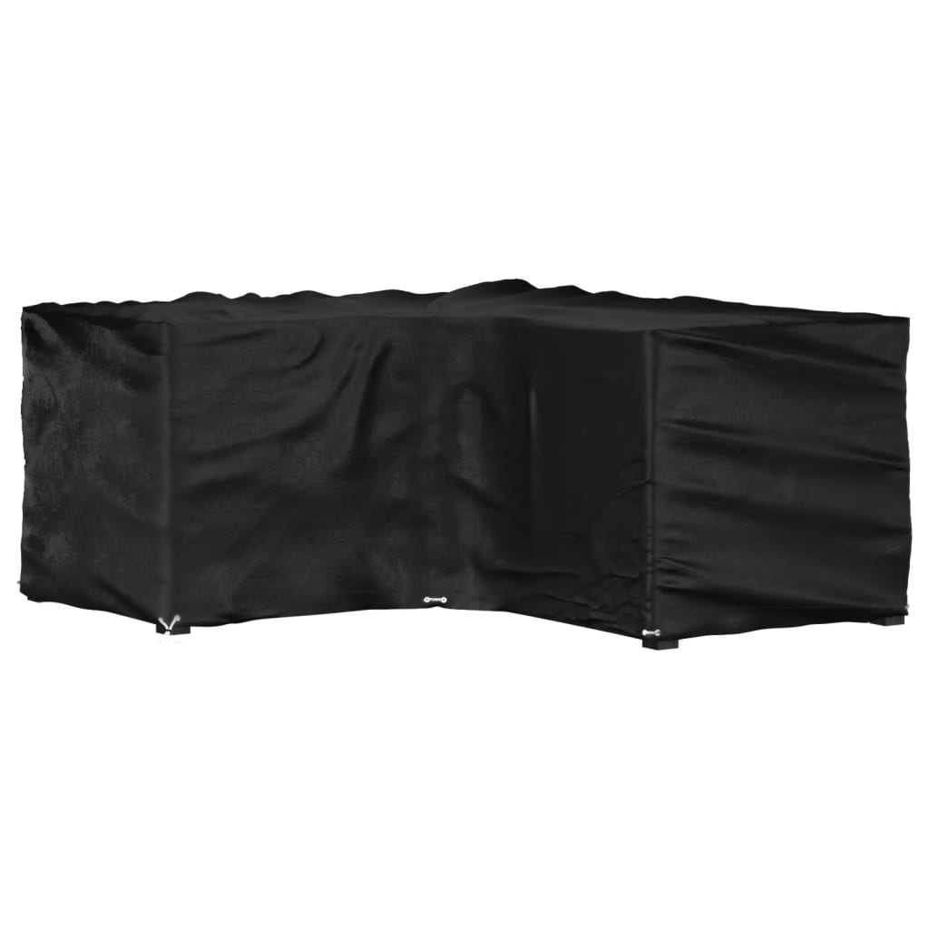 vidaXL Husă mobilier de grădină în formă de L 12 ocheți, 185x185x90 cm vidaXL Husă mobilier de grădină în formă de L 12 ocheți, 185x185x90 cm