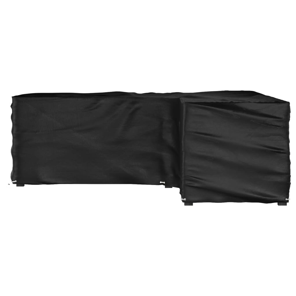 vidaXL Husă mobilier de grădină în formă de L 16 ocheți, 285x285x90 cm vidaXL Husă mobilier de grădină în formă de L 16 ocheți, 285x285x90 cm