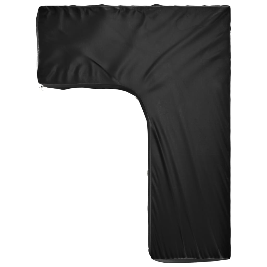vidaXL Husă mobilier de grădină în formă de L 16 ocheți, 210x260x80 cm vidaXL Husă mobilier de grădină în formă de L 16 ocheți, 210x260x80 cm