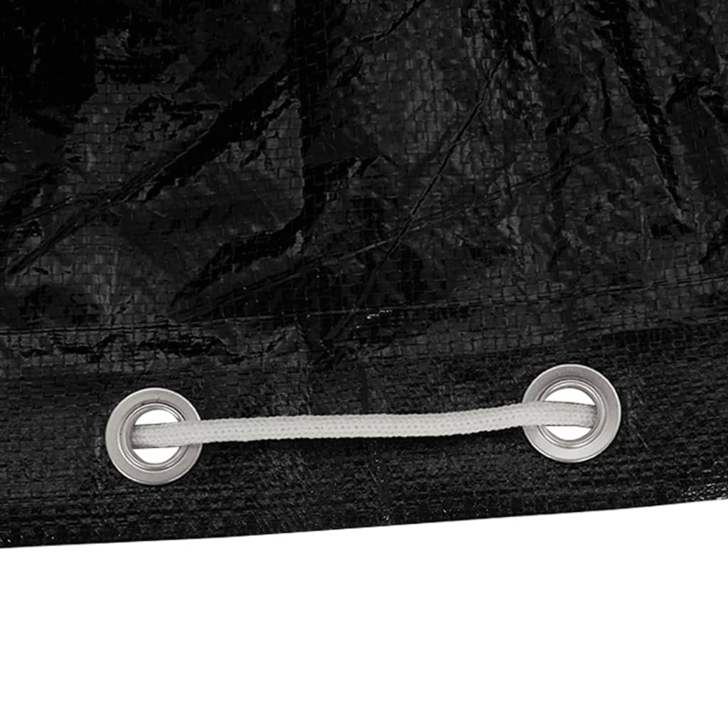 vidaXL Husă bancă de balansoar 12 ocheți 215x150x130/150cm polietilenă