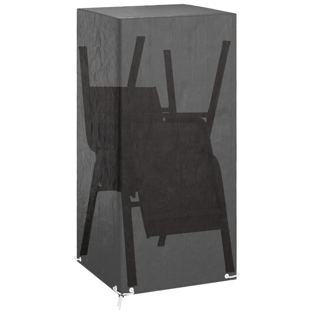 vidaXL Husă scaun grădină, 8 ocheți, 75x70x140 cm, polietilenă vidaXL Husă scaun grădină, 8 ocheți, 75x70x140 cm, polietilenă