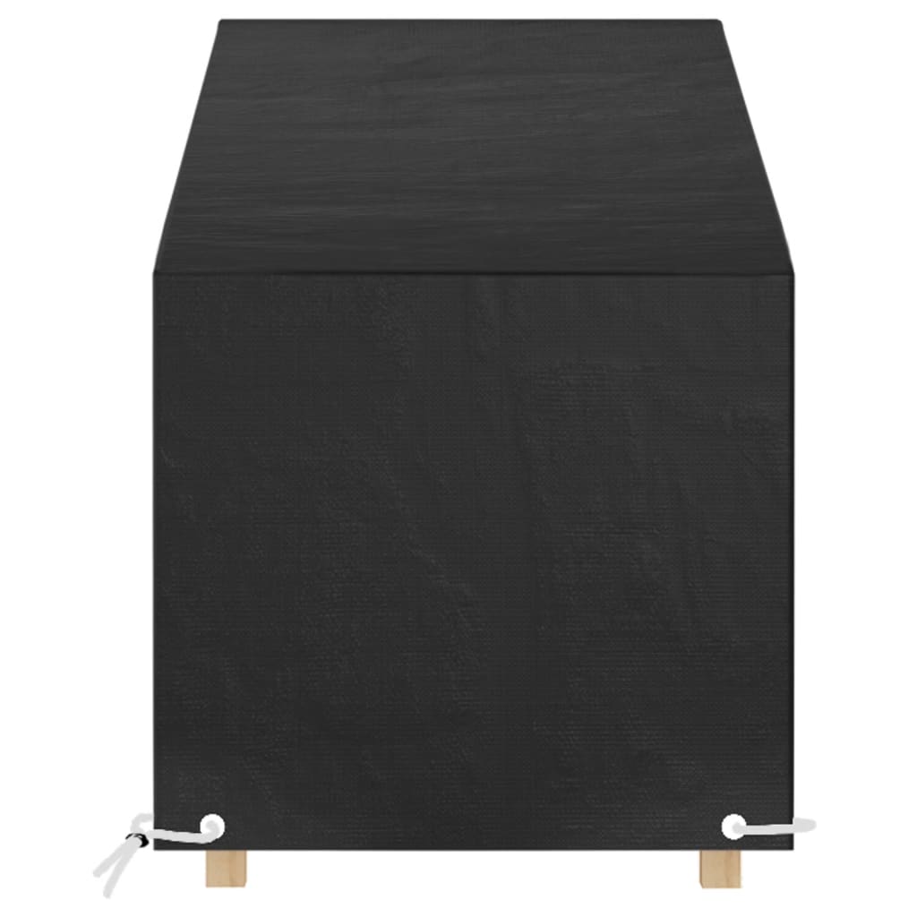 vidaXL Husa șezlong, 12 ocheți, 200x65x35/60 cm, polietilenă vidaXL Husa șezlong, 12 ocheți, 200x65x35/60 cm, polietilenă