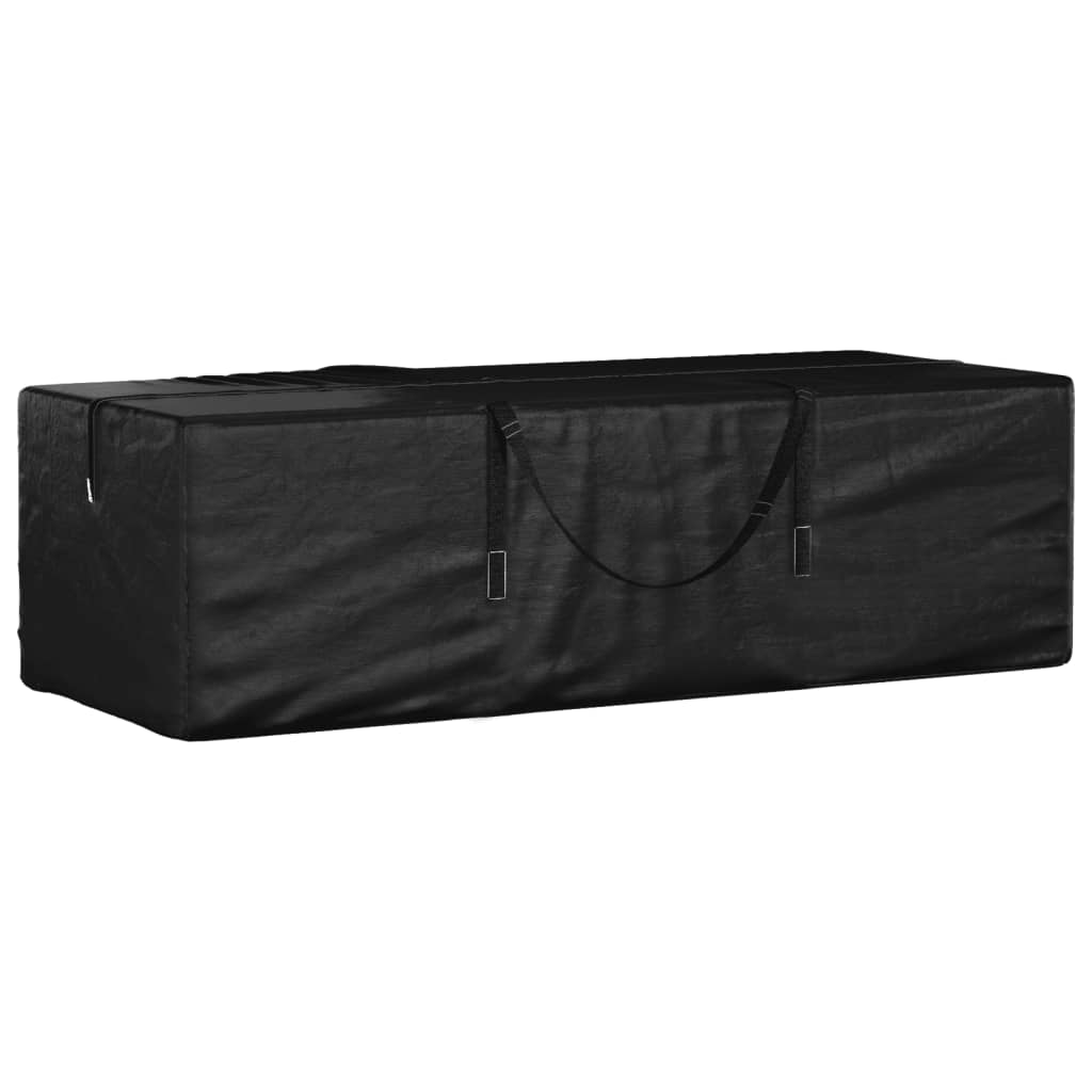 vidaXL Geantă depozitare perne grădină, negru 135x40x55 cm polietilenă vidaXL Geantă depozitare perne grădină, negru 135x40x55 cm polietilenă