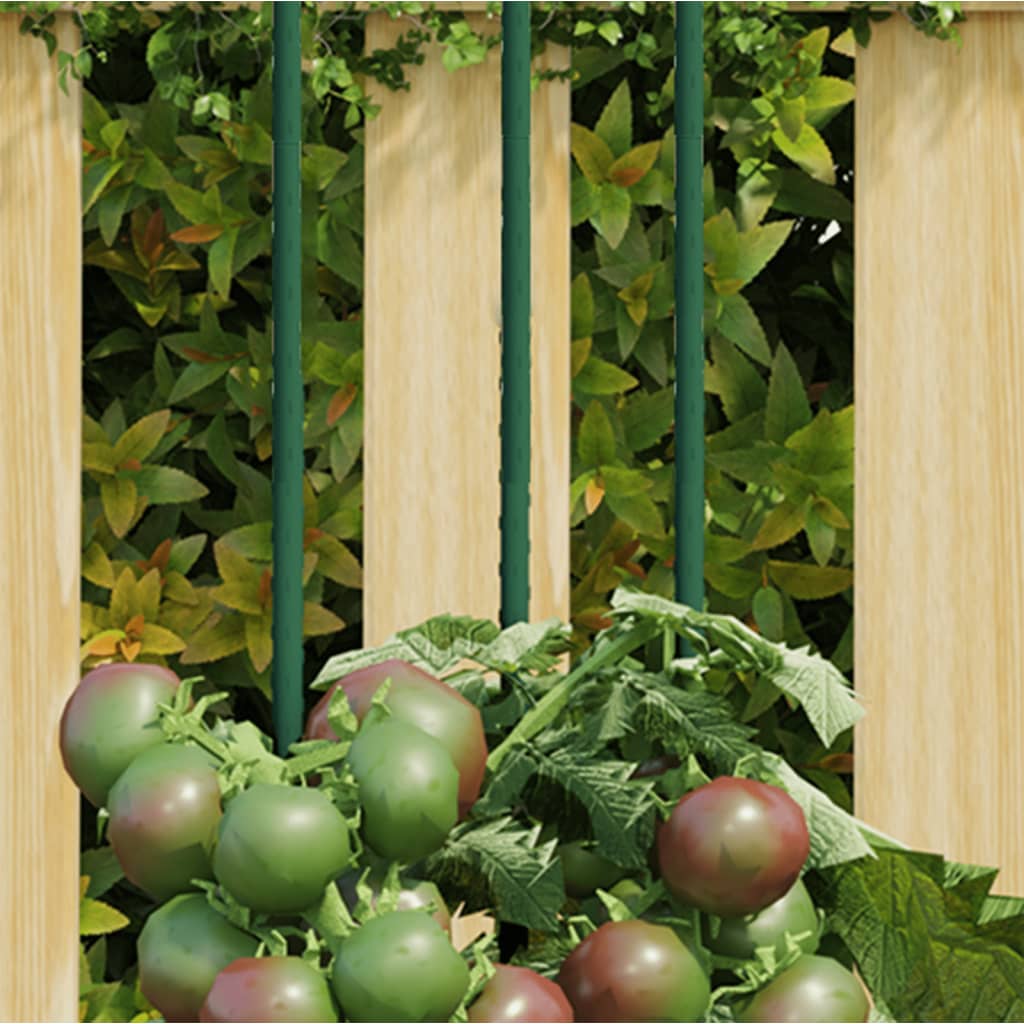 vidaXL Țăruși pentru plante de grădină, 20 buc., negru, 61 cm, oțel vidaXL Țăruși pentru plante de grădină, 20 buc., negru, 61 cm, oțel