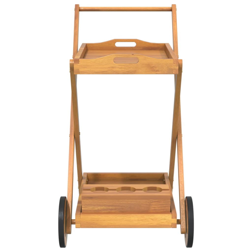 vidaXL Cărucior pentru ceai, 54x87x90 cm, lemn masiv de acacia vidaXL Cărucior pentru ceai, 54x87x90 cm, lemn masiv de acacia