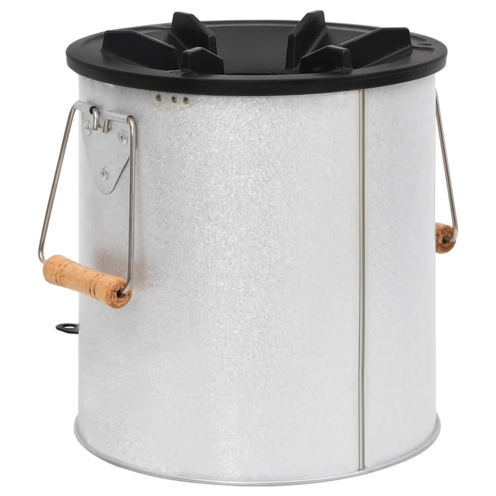 vidaXL Aragaz cu lemne pentru camping, argintiu, 45x25x26 cm, oțel vidaXL Aragaz cu lemne pentru camping, argintiu, 45x25x26 cm, oțel