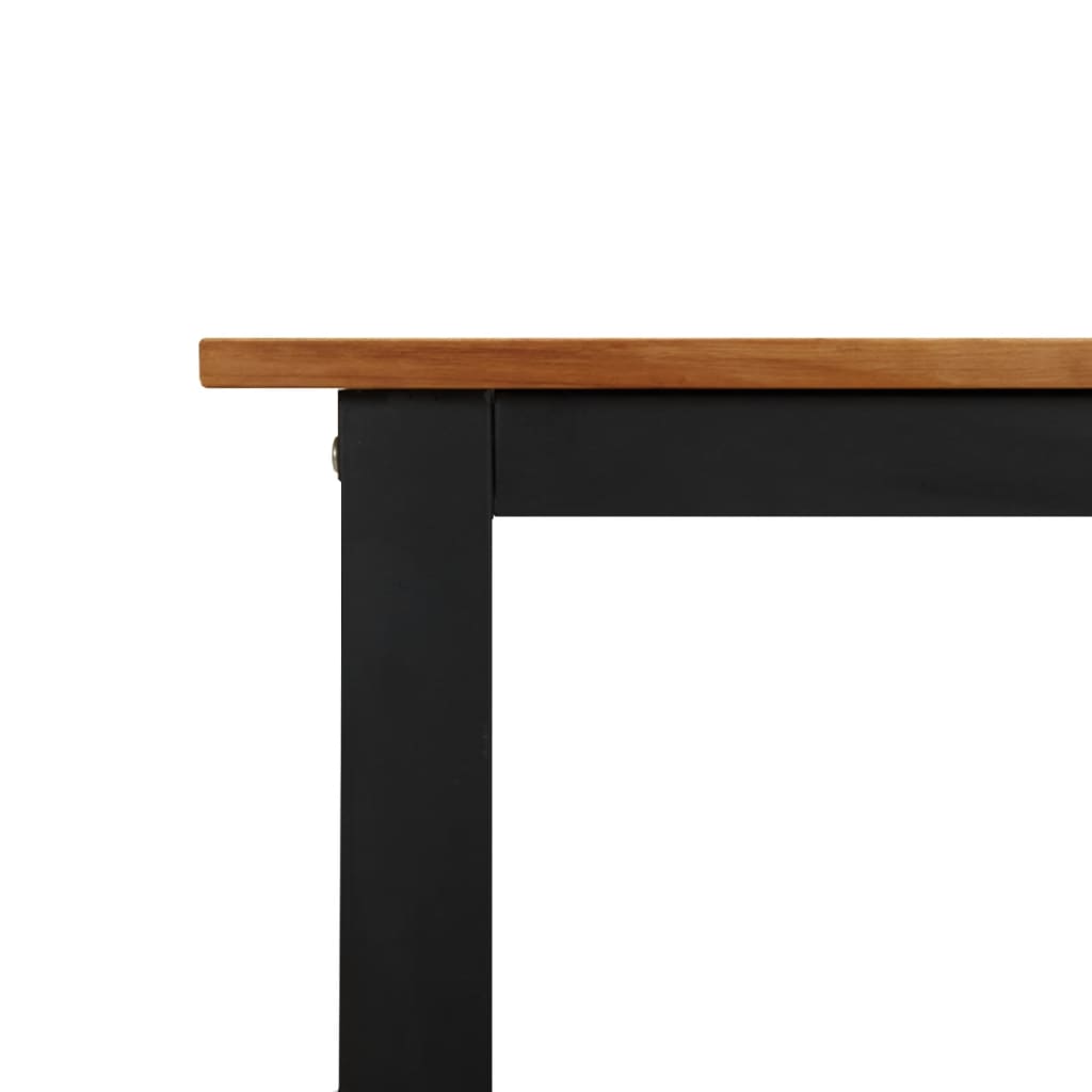 vidaXL Masă grădină picioare formă de U 200x90x75 cm lemn masiv acacia