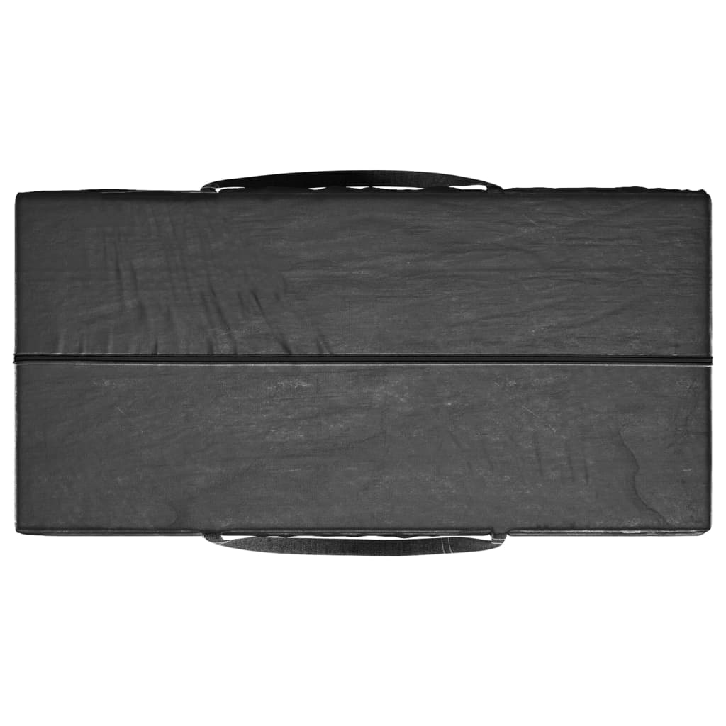 vidaXL Geantă depozitare brad de Crăciun negru 150x75x75cm polietilenă