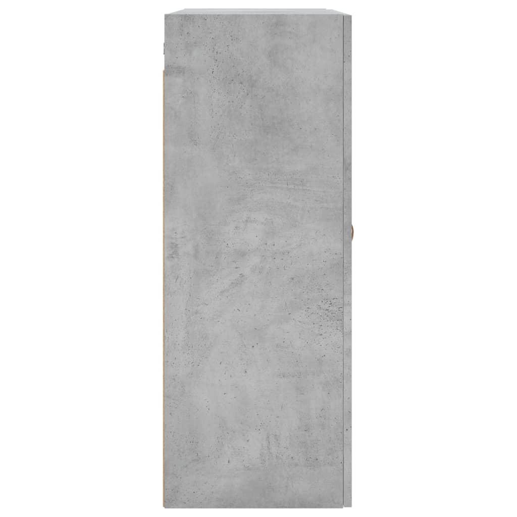 vidaXL Dulap cu montaj pe perete, 2 buc, gri beton, 69,5x34x90 cm vidaXL Dulap cu montaj pe perete, 2 buc, gri beton, 69,5x34x90 cm