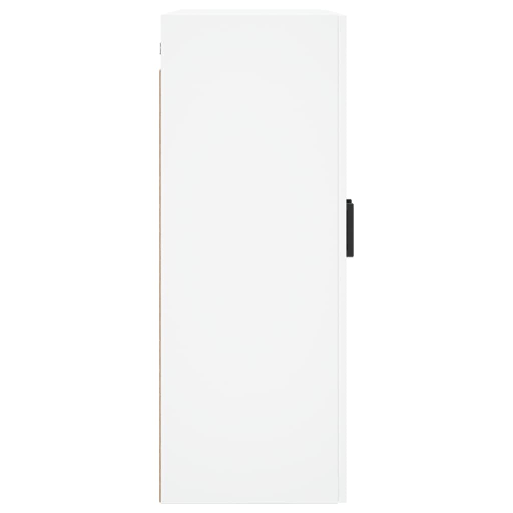 vidaXL Dulapuri cu montaj pe perete, 2 buc, alb, 69,5x34x90 cm