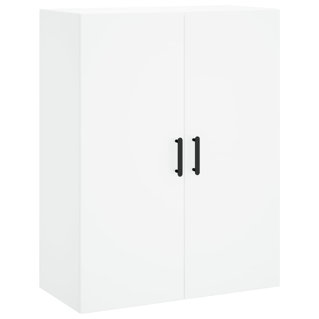 vidaXL Dulapuri cu montaj pe perete, 2 buc, alb, 69,5x34x90 cm