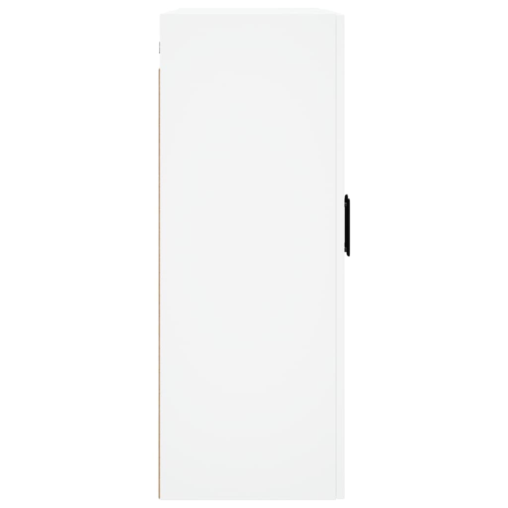 vidaXL Dulapuri cu montaj pe perete, 2 buc, alb, 69,5x34x90 cm