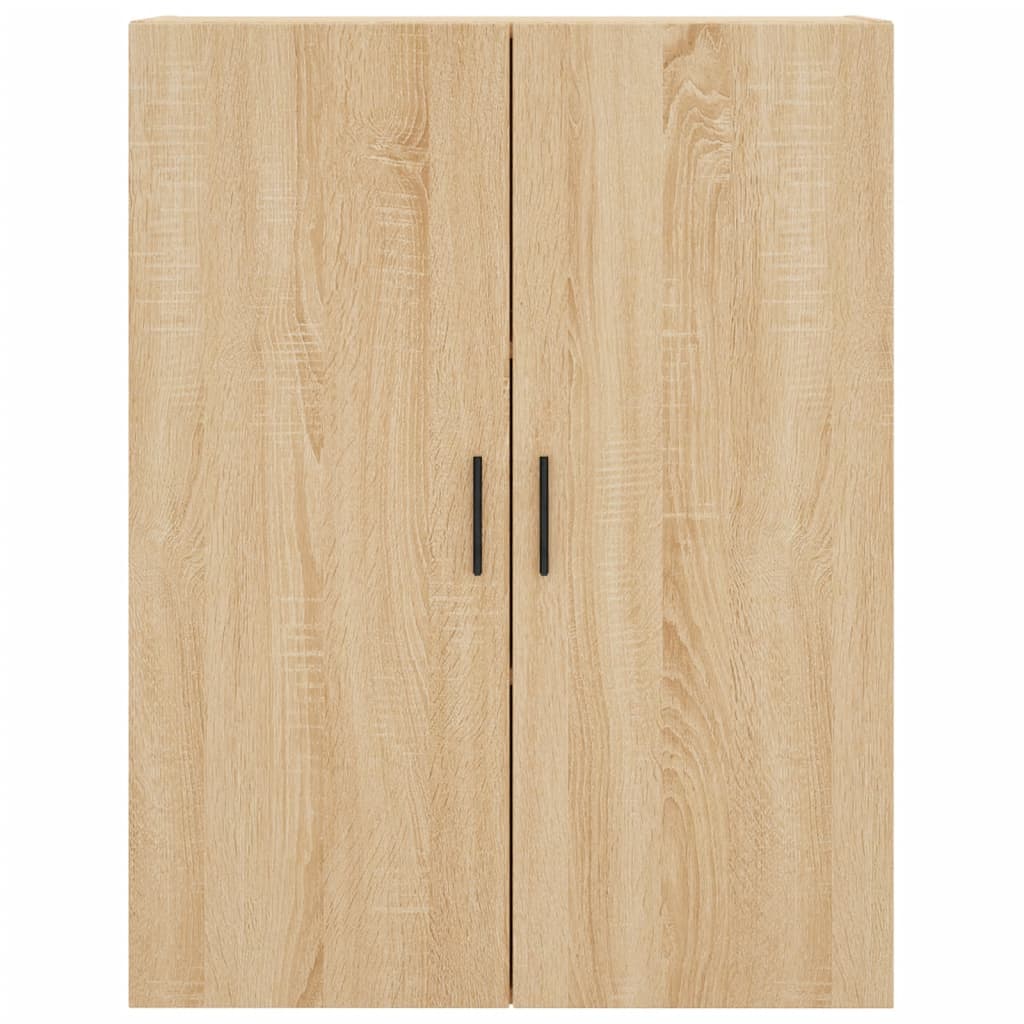 vidaXL Dulapuri montate pe perete, 2 buc, stejar sonoma, 69,5x34x90 cm