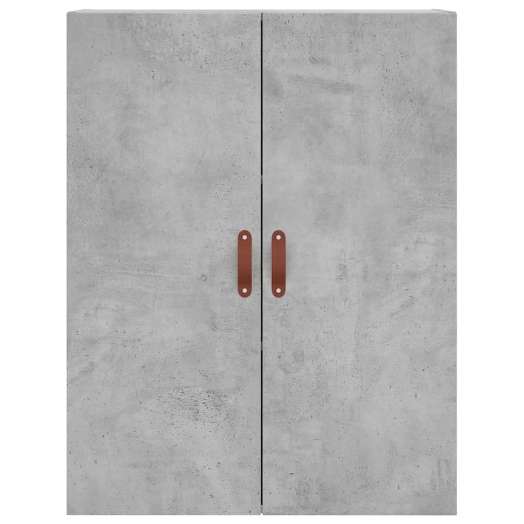 vidaXL Dulap înalt, gri beton, 69,5x34x180, lemn compozit