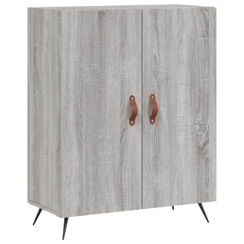 vidaXL Dulap înalt, gri sonoma, 69,5x34x180 cm, lemn compozit