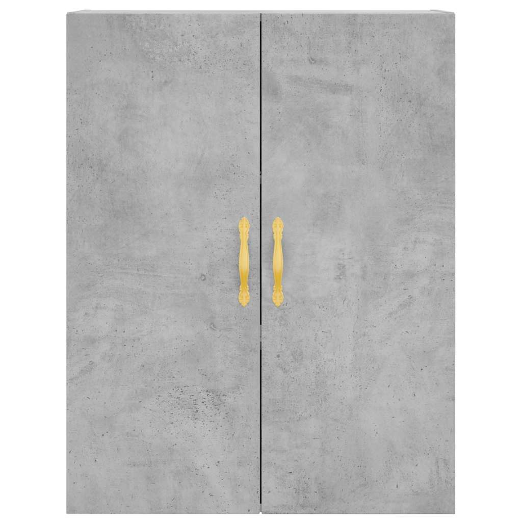 vidaXL Dulap înalt, gri beton, 69,5x34x180, lemn compozit