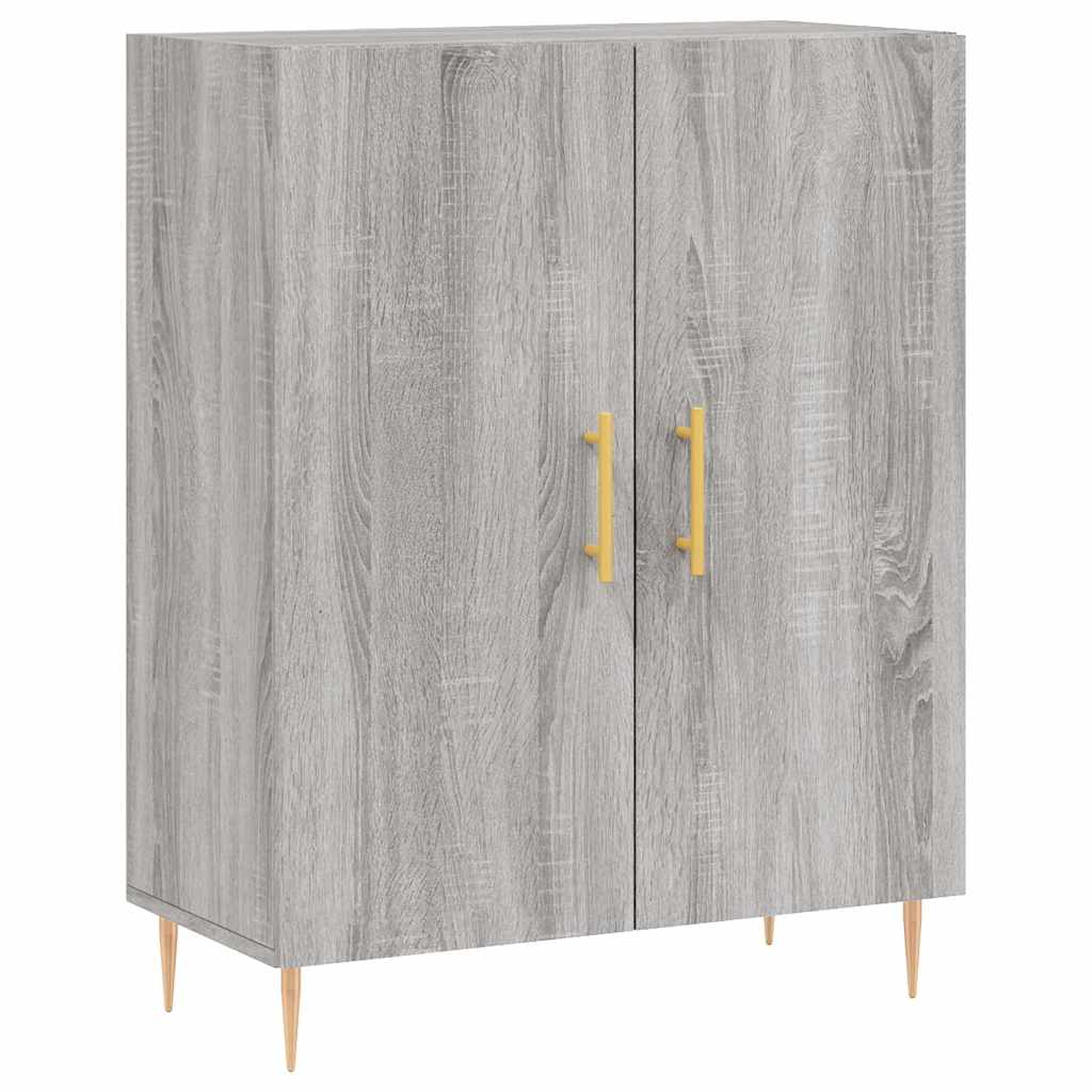 vidaXL Dulap înalt, gri sonoma, 69,5x34x180 cm, lemn compozit